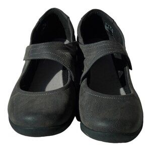 Clarks Cloud Steppers Mary Jane‎ Shoes 8 Black Sillian Bella Cushion Wedge Sz9